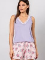 Babydoll Camiseta PV com renda