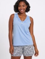 Babydoll Camiseta PV com renda - Imagem 3