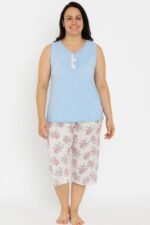 Pescador PV calça estampada e com manga