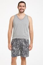 Pijama PV masculino adulto regata - Imagem 2