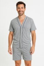 Pijama PV masculino adulto aberto